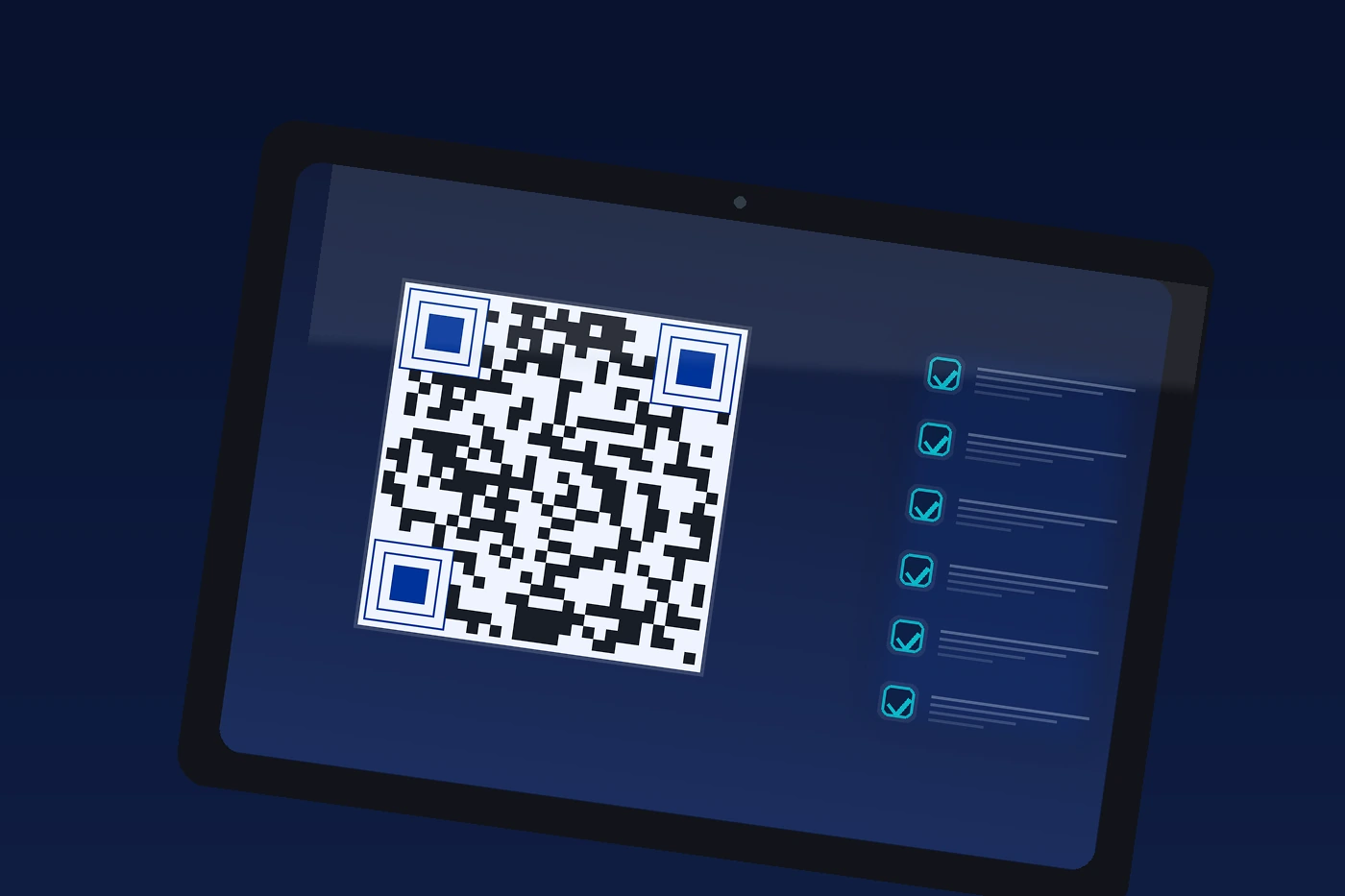compliance-ipad Compliance-iPad: QR-Erfassung und Checkliste